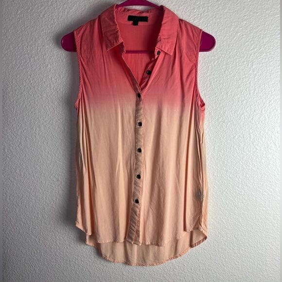 Edge Ombre orange/salmon top - Picture 1 of 2
